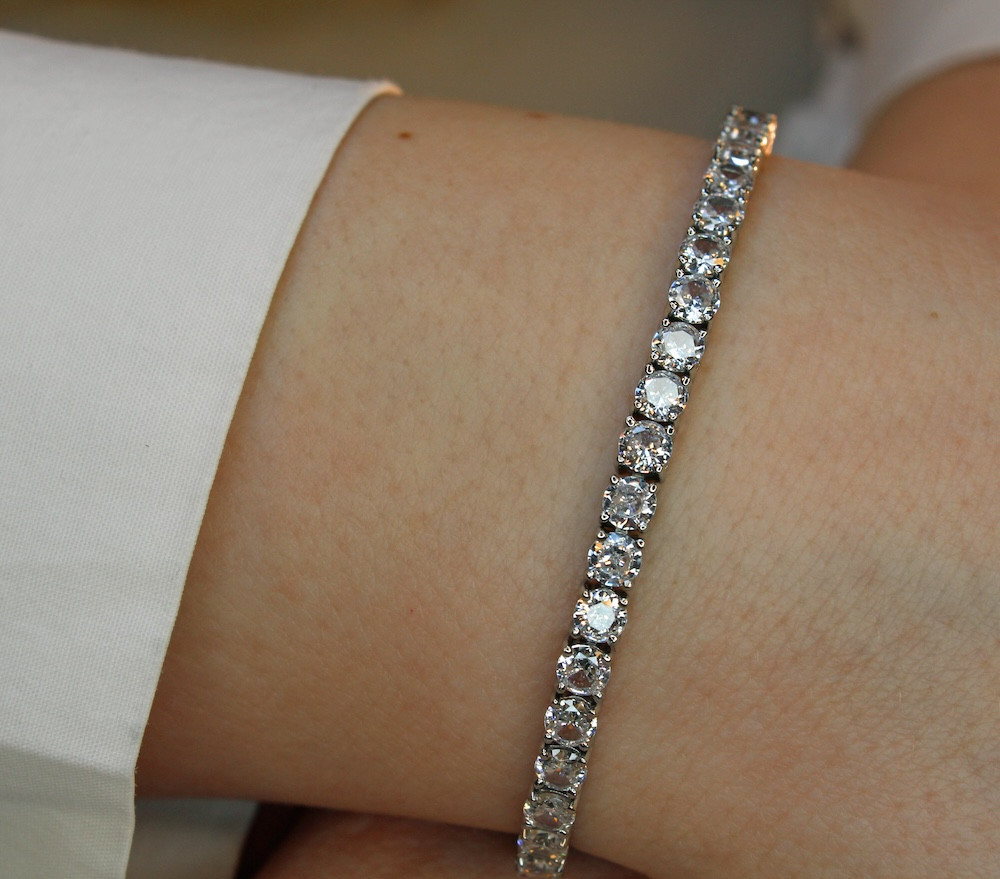 Tennisarmband Edelsmid Jet