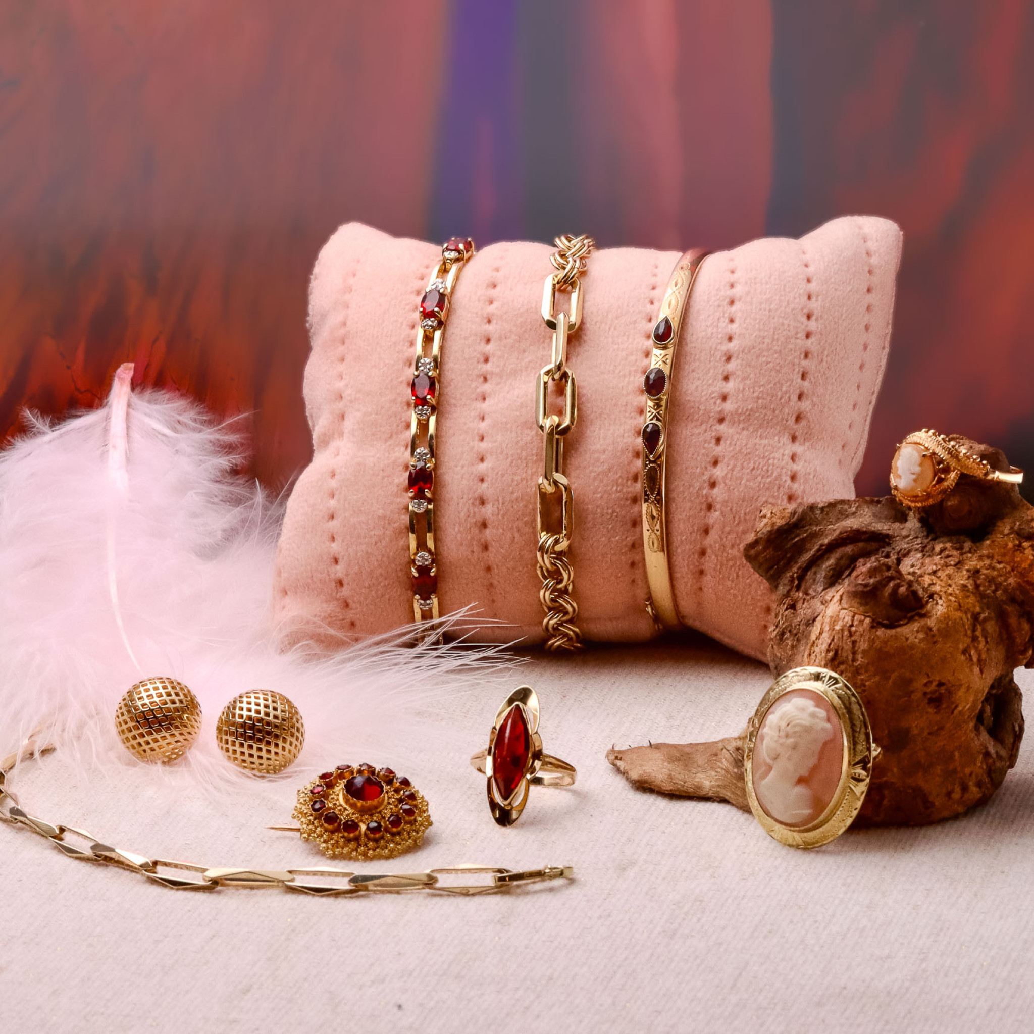 Collectie van occasions sieraden - vintage